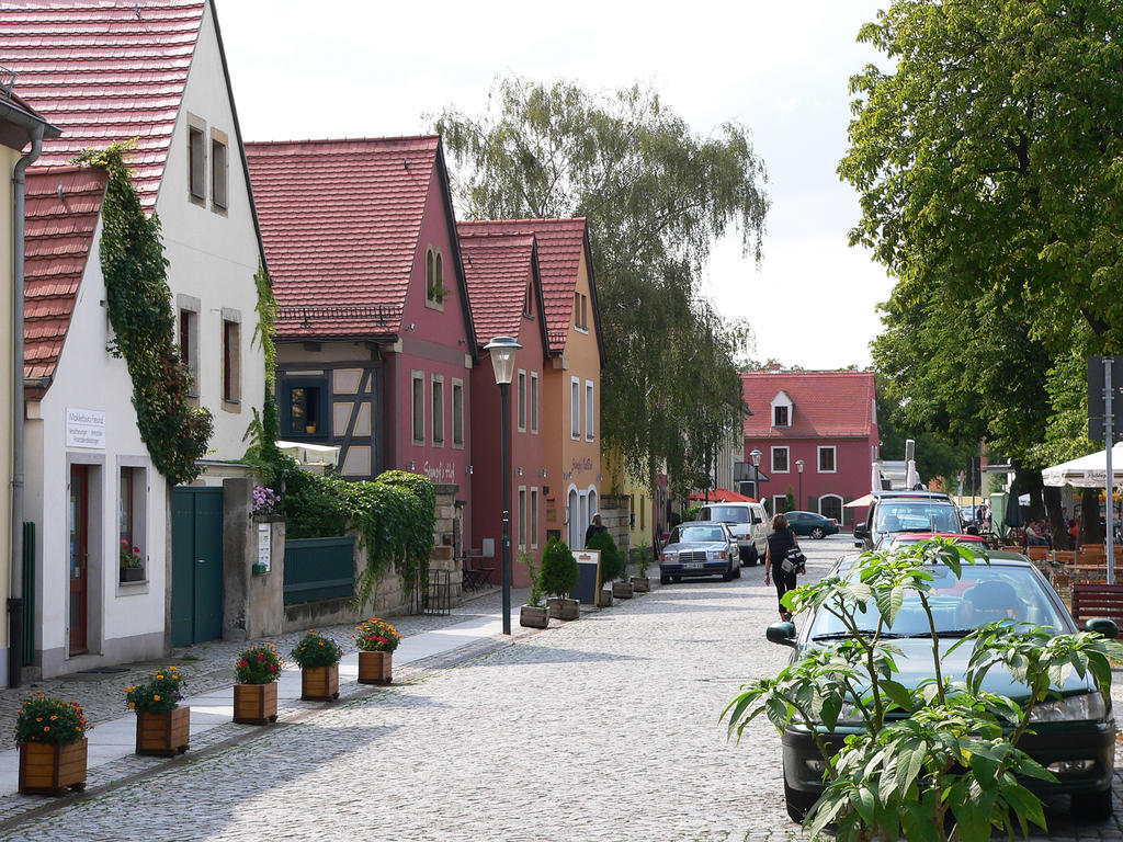 Ferienwohnung Am Elberadweg Dresda Exterior foto