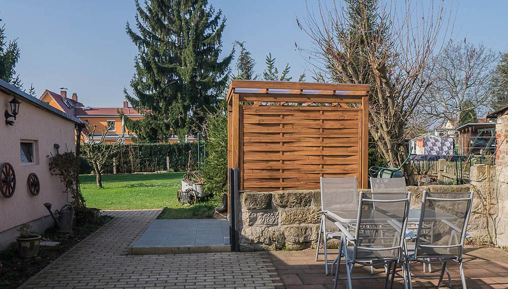 Ferienwohnung Am Elberadweg Dresda Exterior foto