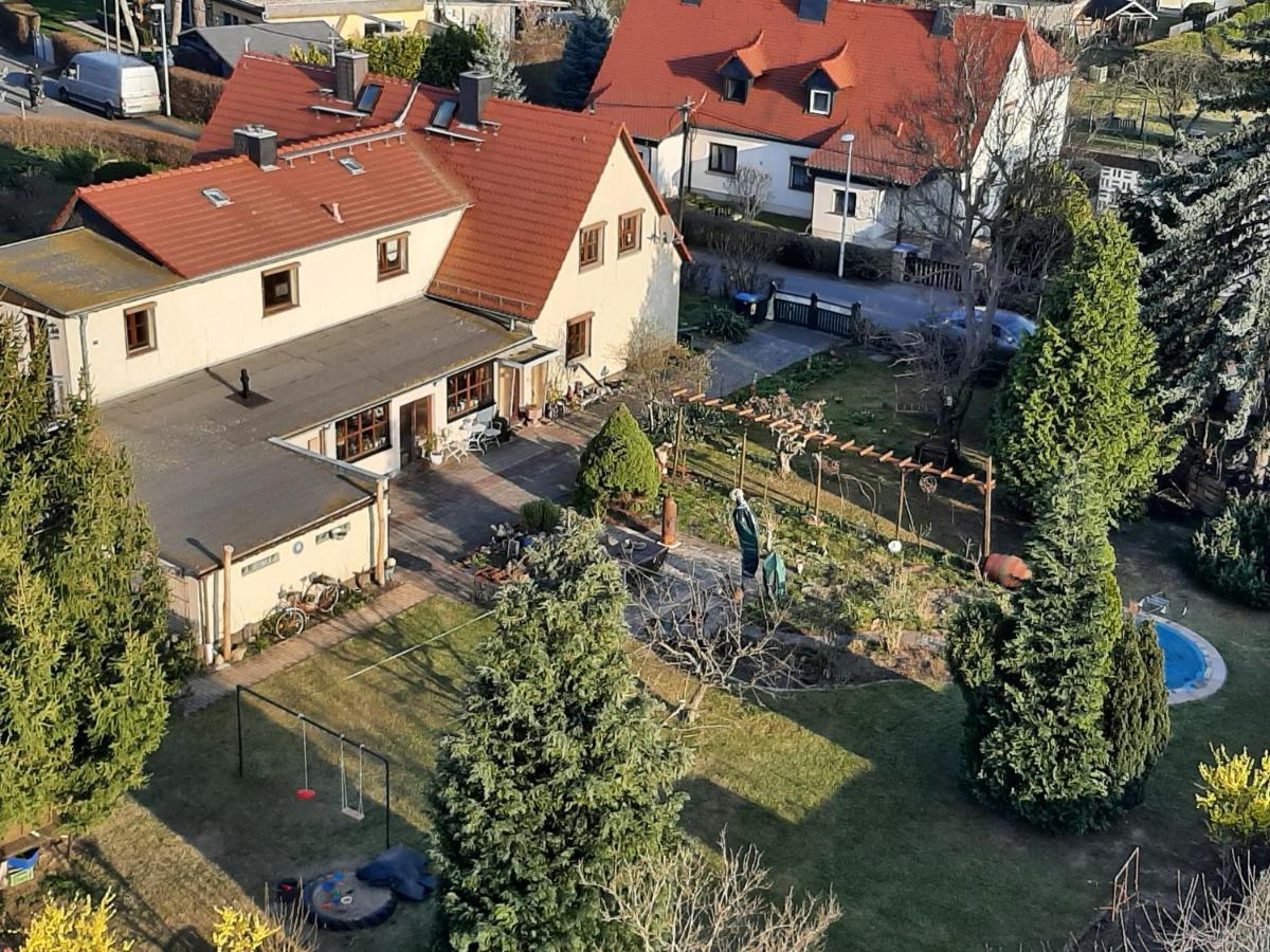 Ferienwohnung Am Elberadweg Dresda Exterior foto